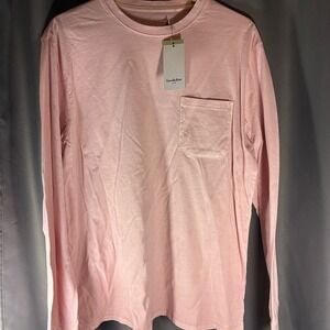 Goodfellow & Co. Light Pink Long Sleeve Pocket T-Shirt Menswear Inspired